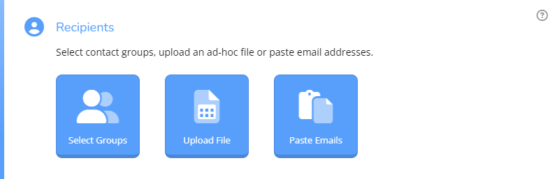 Method for Selecting Recipients